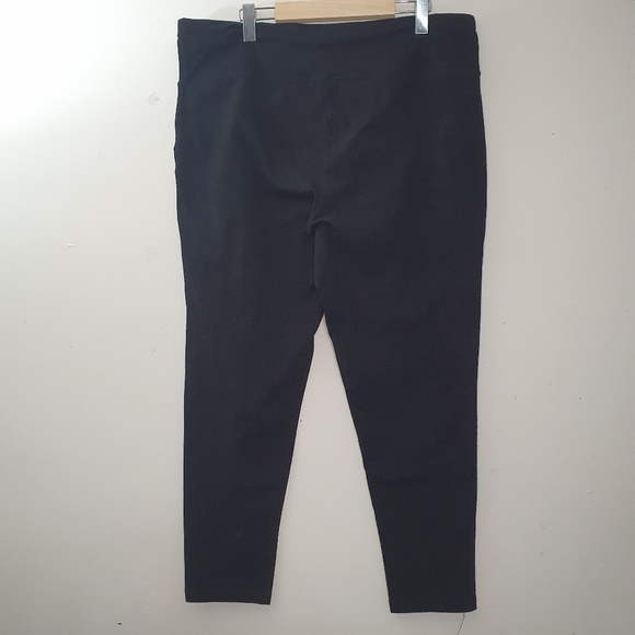 Spalding Pull On Black Leggings Size 2X - Picture 3 of 7